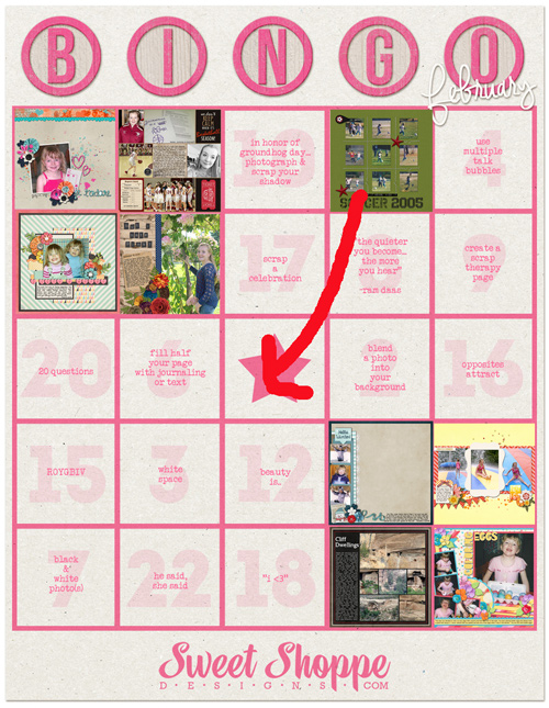 February Bingo Card