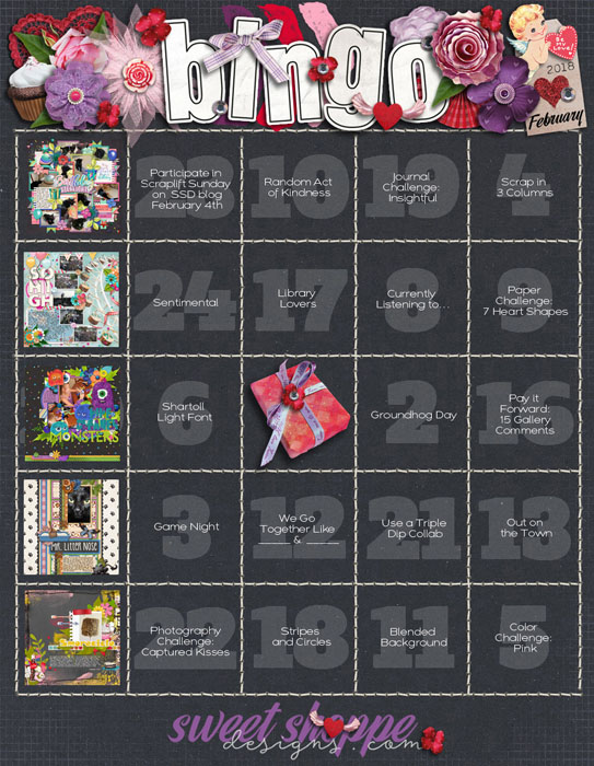 February Bingo Card