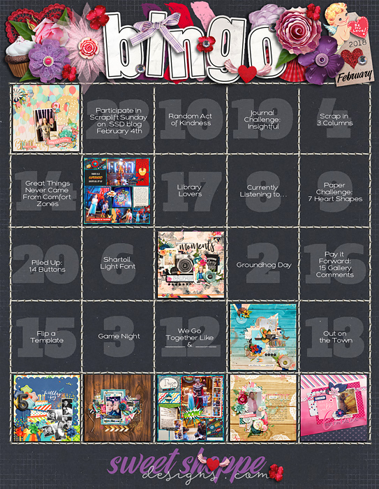 February Bingo Card
