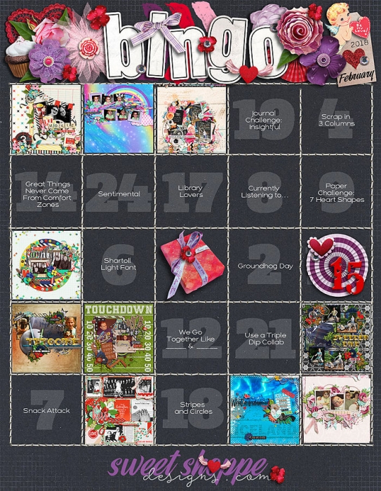 February Bingo Card
