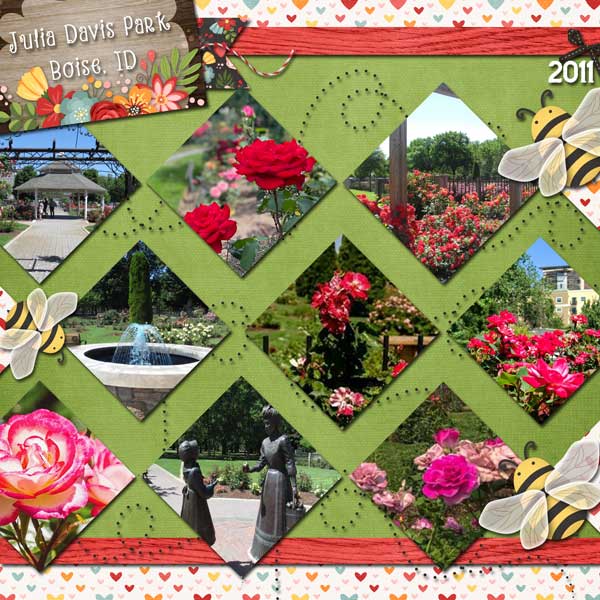 February Bingo Challenge # 5 - Roses