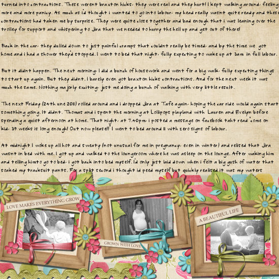 Felicity's birth story page 2