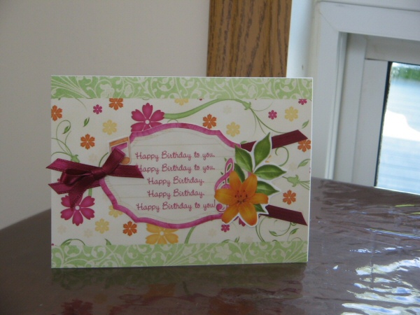 Feminine Birthday card