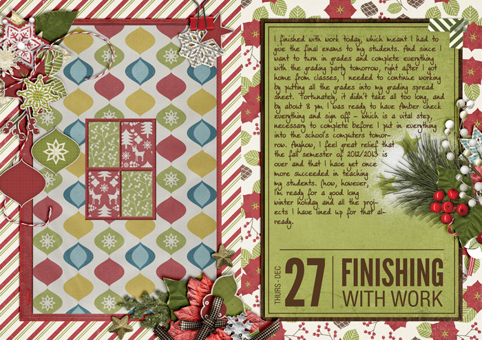Finishing with Work (December Daily)