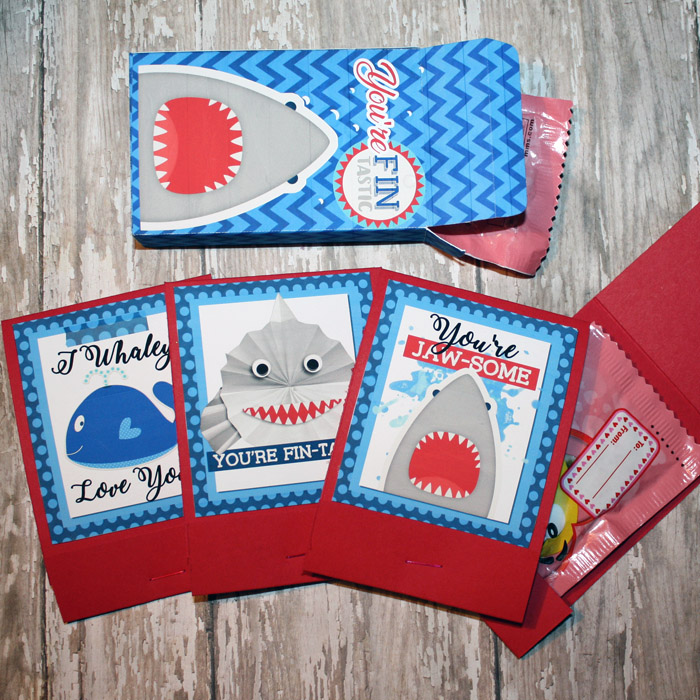 Fintastic Valentine Matchbook