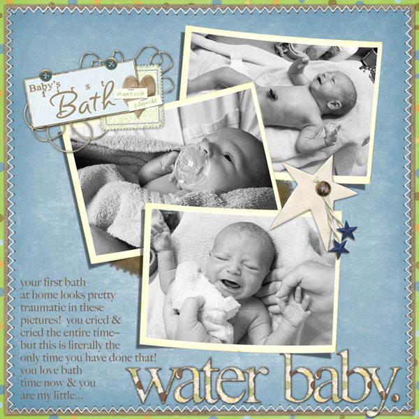 first bath