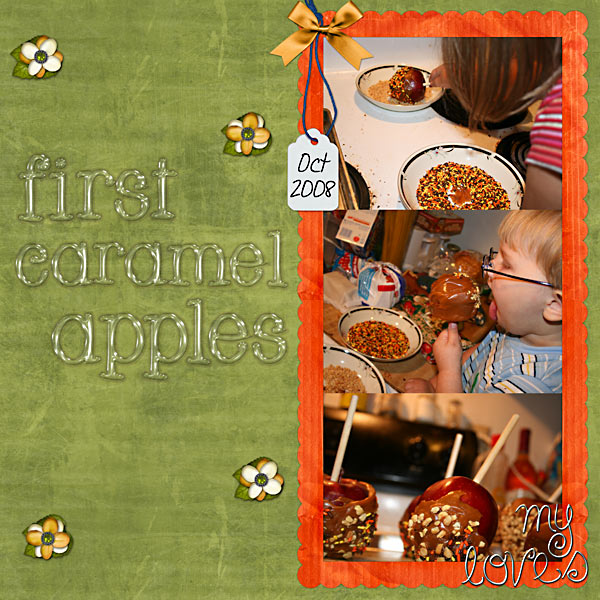 First Caramel Apples