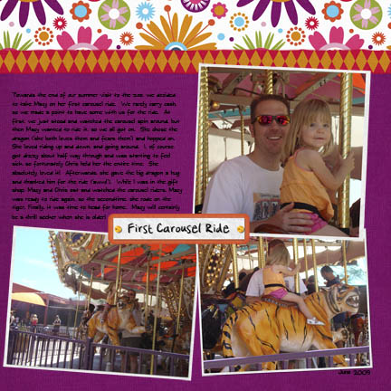 First Carousel Ride