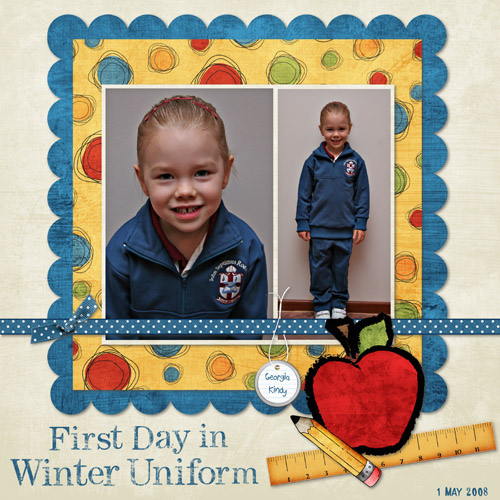 First Day in Winter Uniform