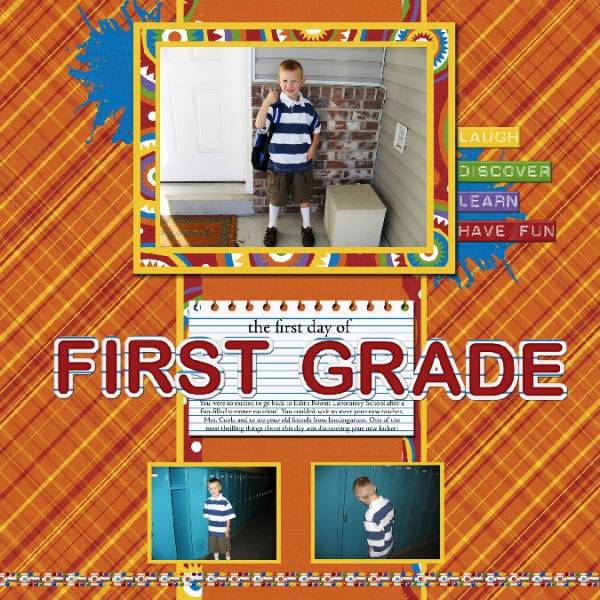 First day of First Grade