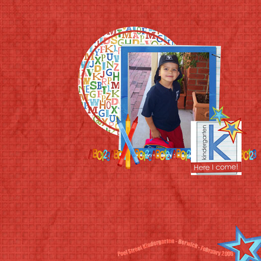 First Day of Kindergarten
