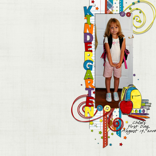 First Day of Kindergarten