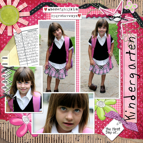 First Day of Kindergarten