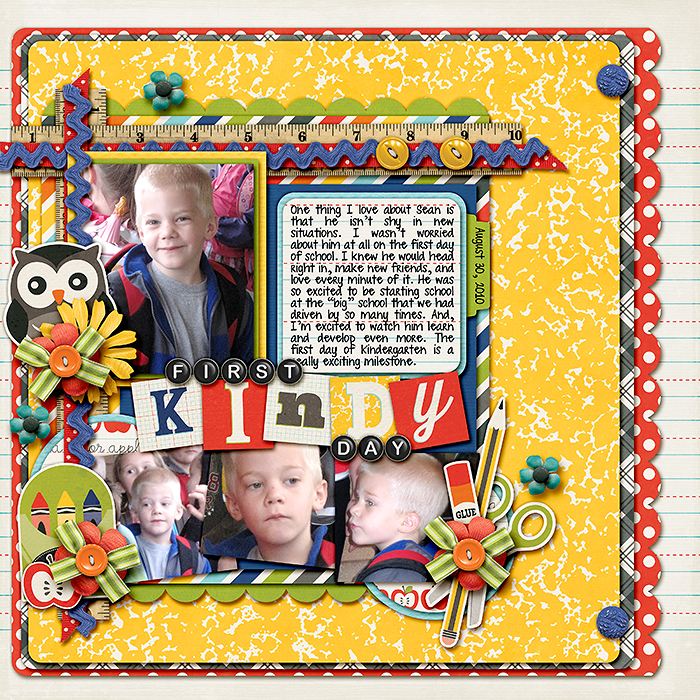 First Day of Kindy