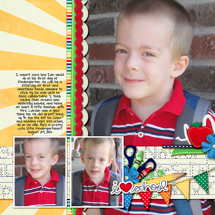 First Day of Kindy
