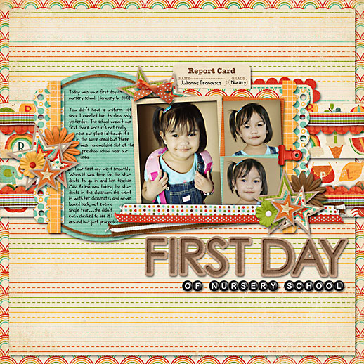First Day of Nursery