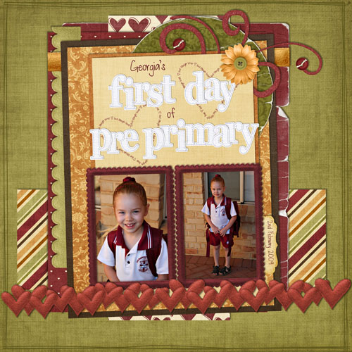 First Day of Pre-primary
