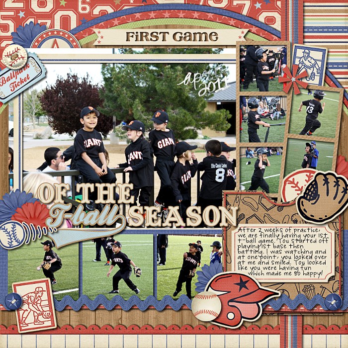 First Game of the Tball Season