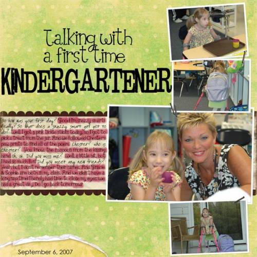 First Kindergarten