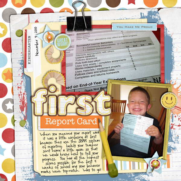 First Report Card
