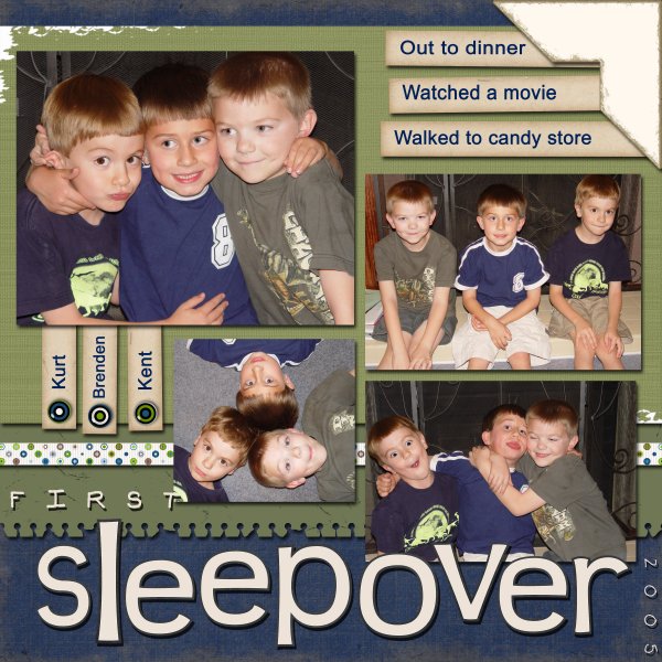 First Sleepover