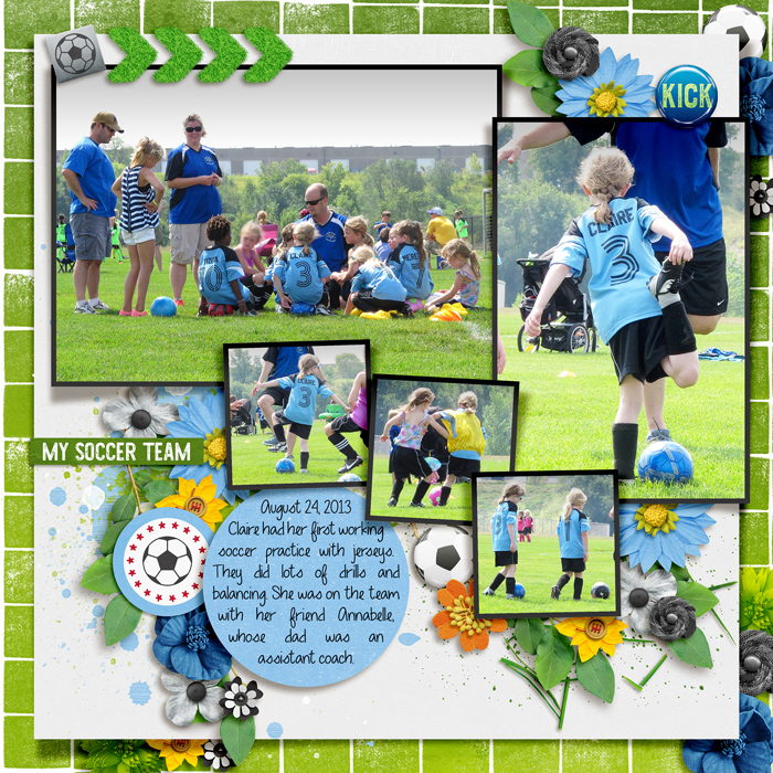 First soccer practice