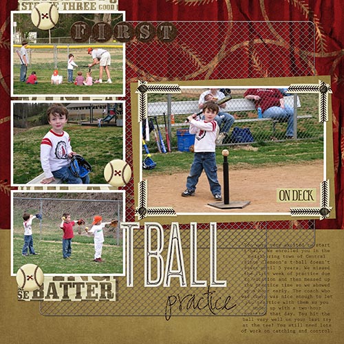 First t-ball practice