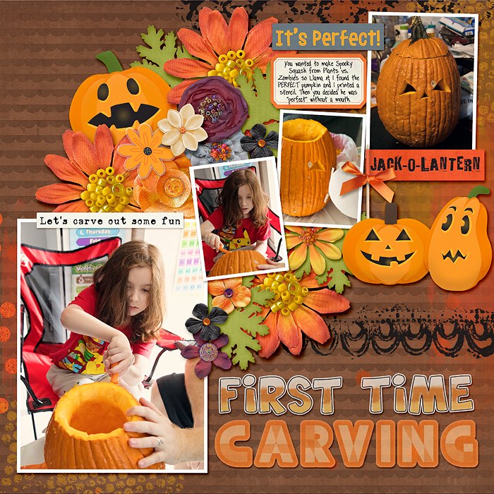 first time pumpkin carving - right
