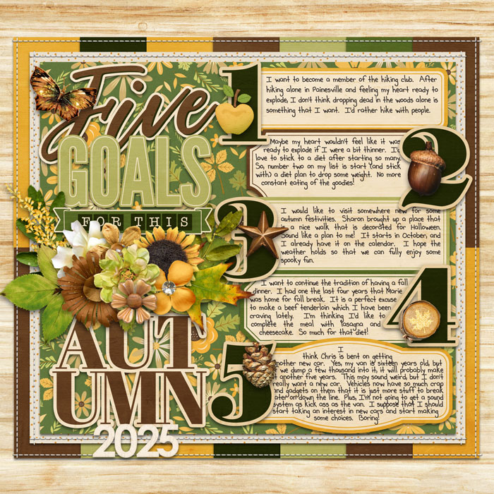 Five Autumn Goals