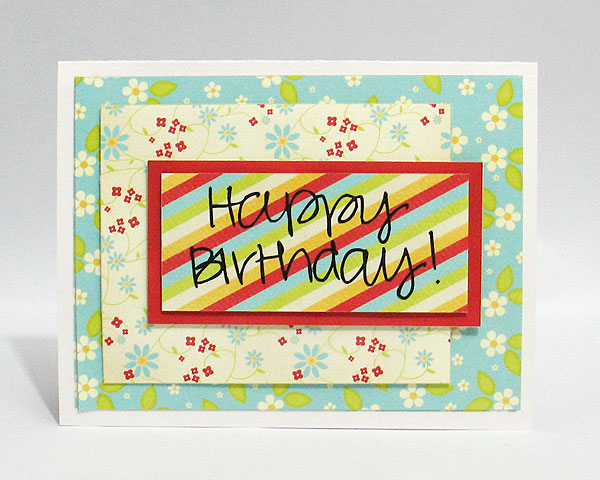 Floral Birthday Card