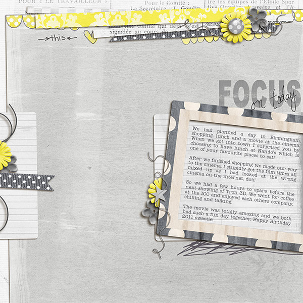 Focus on today