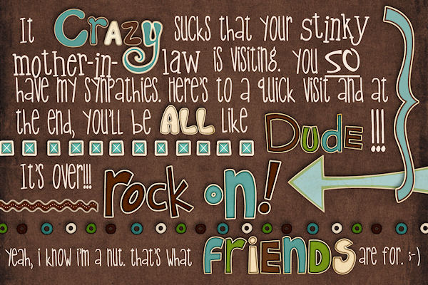 For You-Know-Who (sorry about your MIL card)