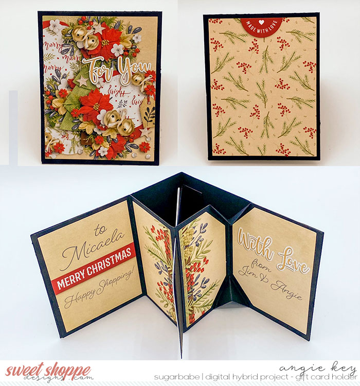 For You Pop-Up Christmas Gift Card Holder