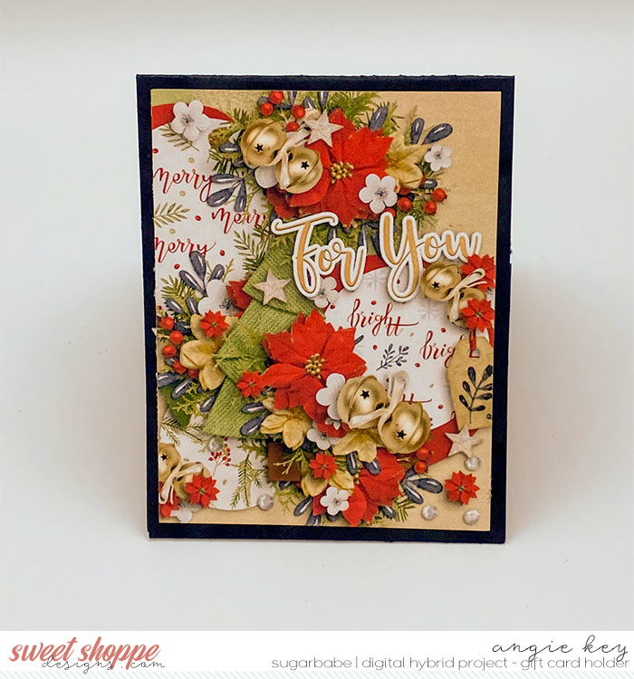For You Pop-Up Christmas Gift Card Holder
