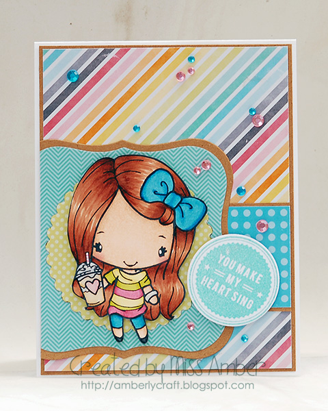 Frappe Girl Card