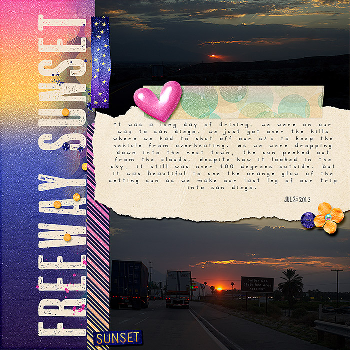 Freeway Sunset