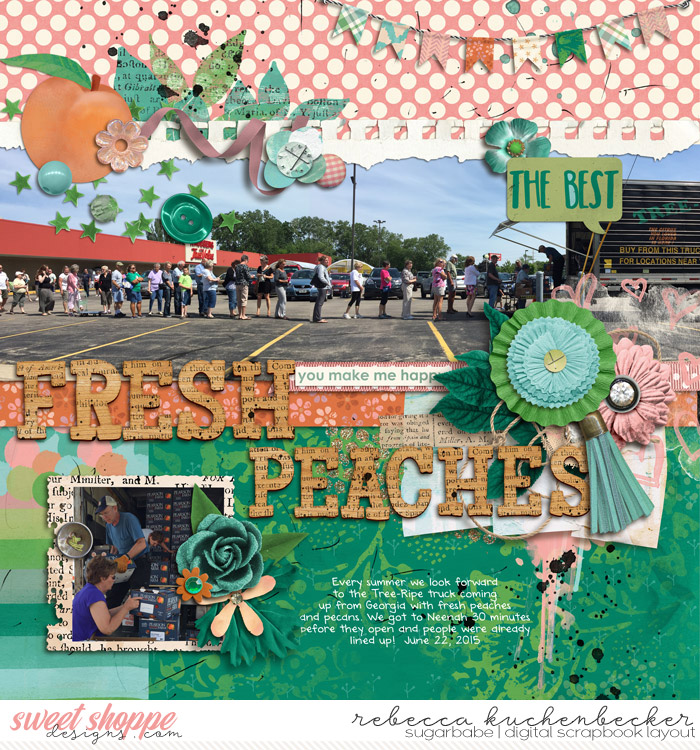 fresh peaches