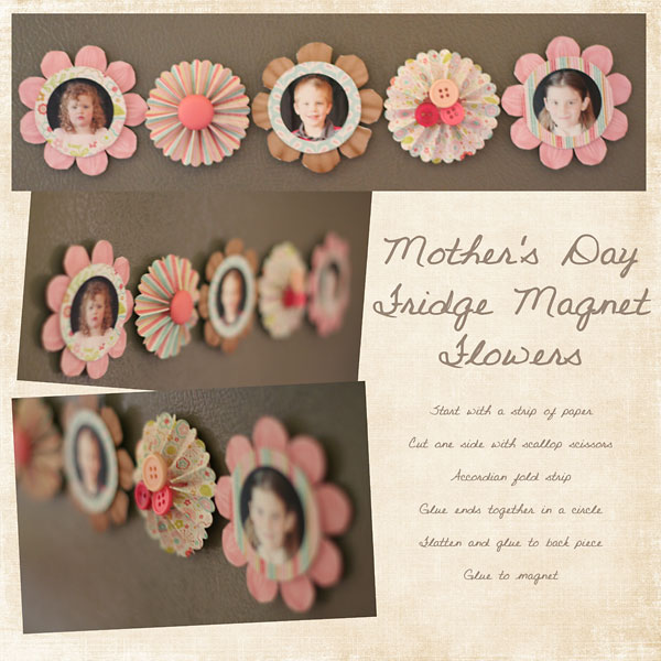 Fridge Magnet Flowers