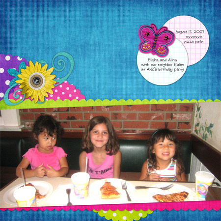Friends - at the pizza parlor