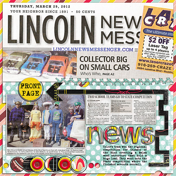 front page news