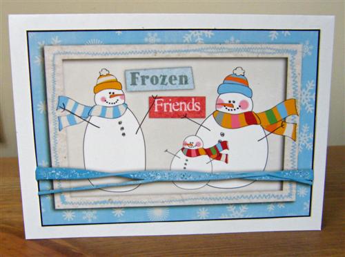 Frozen Friends card