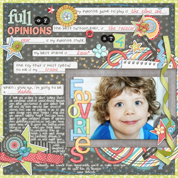 full of opinions