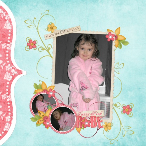 Fuzzy Pink Robe