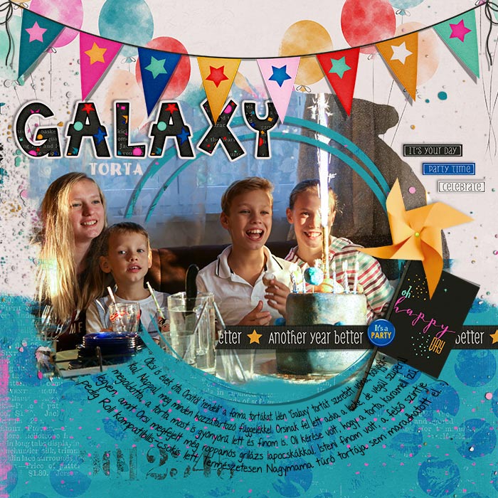Galaxy cake