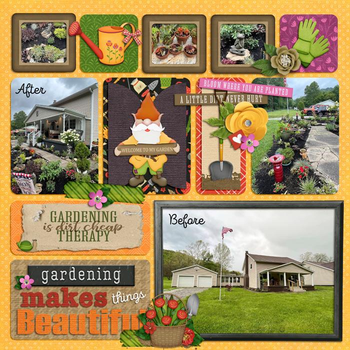 Gardening makes things beautiful