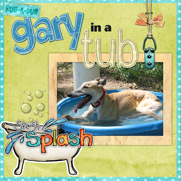 Gary in a tub