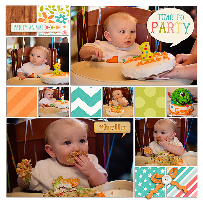Gavin's First Birthday (right)