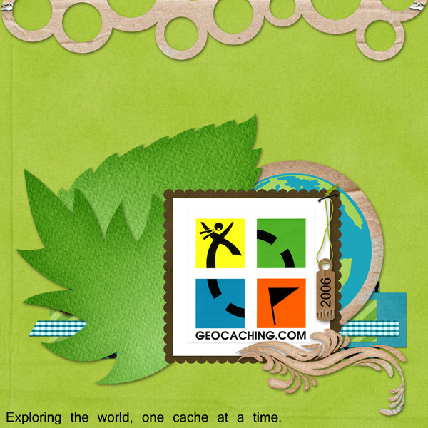 Geocaching Album-Cover Page