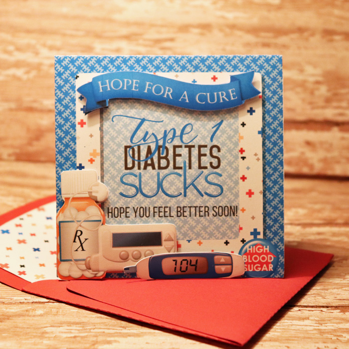Get Well Soon Diabetes card