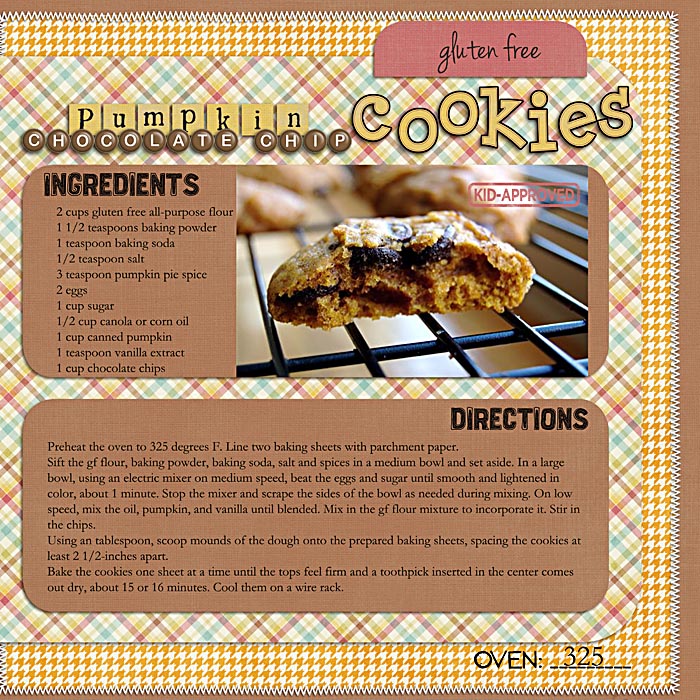 GF Pumpkin Cookies